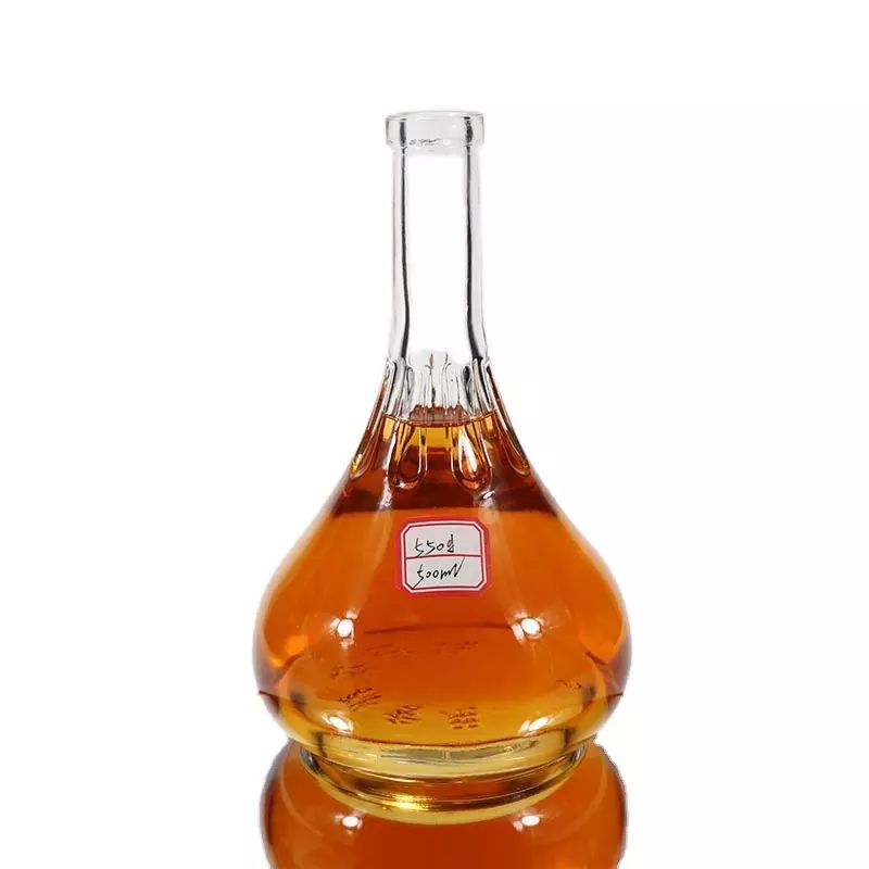 J37 500ml-550g spirits liquor glass bottles whiskey bottles