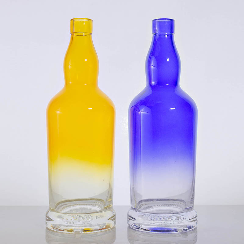 J295-750ml coloured bottles