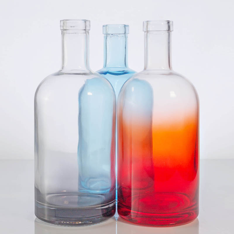 J298-750ml coloured bottles